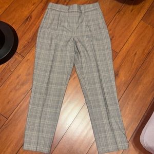 Aritzia Babaton Plaid Ankle Pants